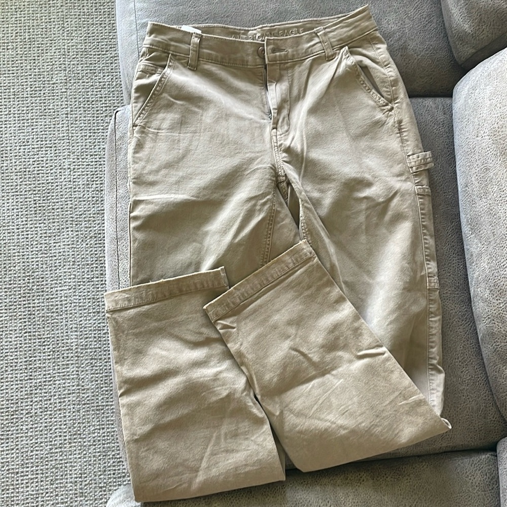Brown American eagle cargo pants